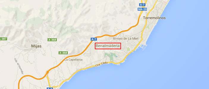Kaart Benalmádena