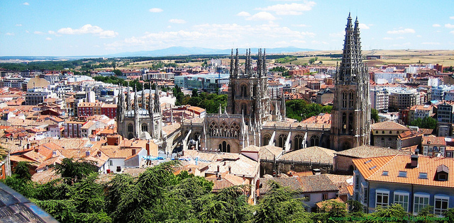 Uitzicht Parque de Castillo Burgos